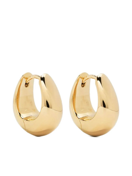  Tom Wood Small Ice Hoop Earrings - Gold 