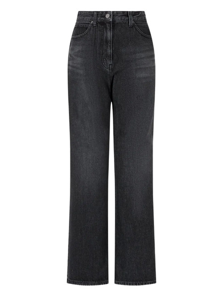  Tomboy Adjustable-waist Bootcut Jeans - Black 