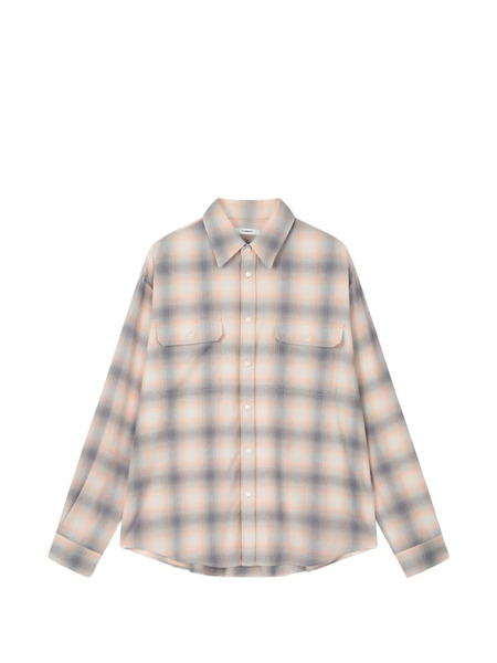 Tomboy Check Chest-pocket Shirt - Neutrals 