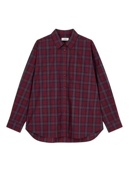 Tomboy Checked Shirt - Red 