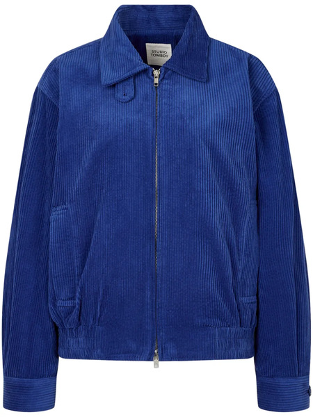  Tomboy Corduroy Bomber Jacket - Blue 