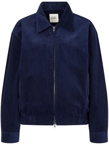  Tomboy Corduroy Bomber Jacket - Blue 