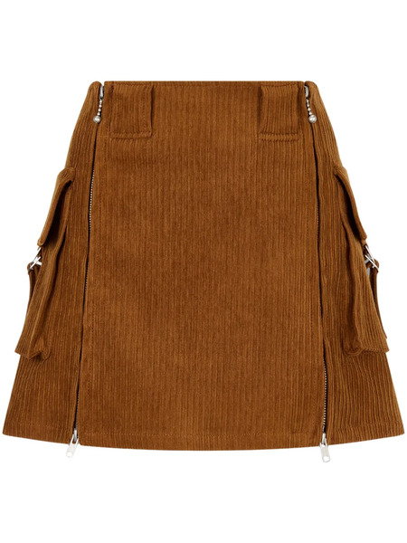  Tomboy Corduroy Mini-skirt - Brown 