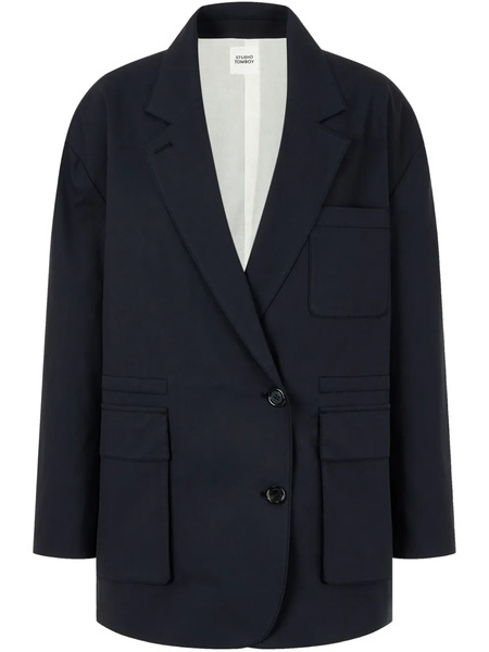  Tomboy Cotton-blend Blazer - Blue 