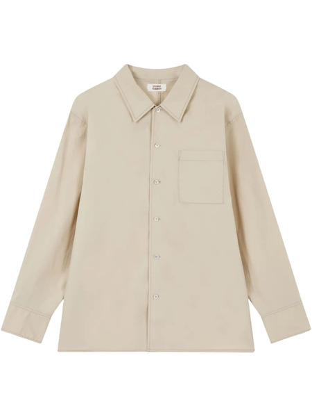  Tomboy Cotton-blend Shirt - Neutrals 