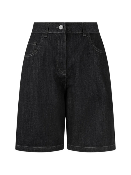  Tomboy Denim Shorts - Black 