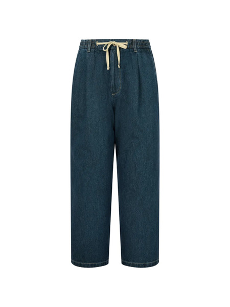  Tomboy Drawstring Jeans - Blue 