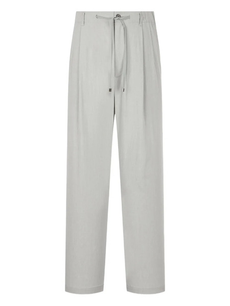  Tomboy Drawstring Pleated Trousers - Grey 