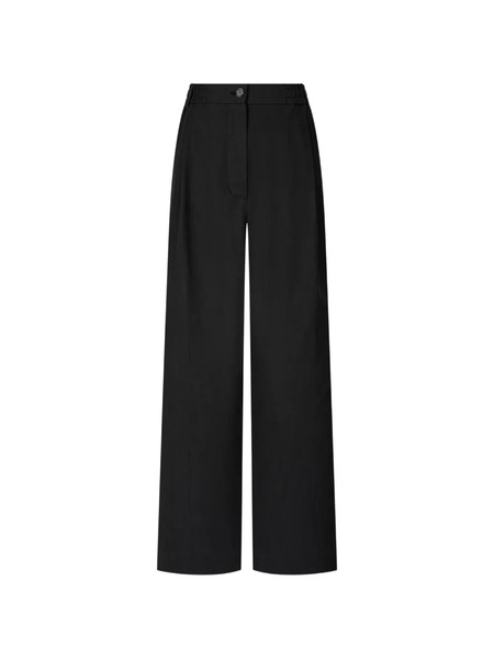  Tomboy Elasticated-waist Relaxed-fit Trousers - Black 