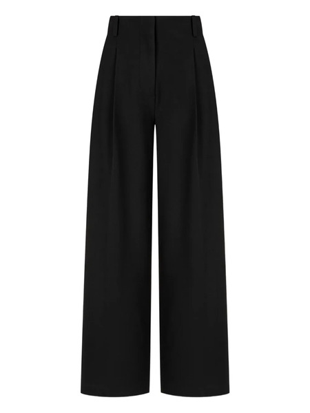  Tomboy Fleece Lined Pleated Trousers - Black 