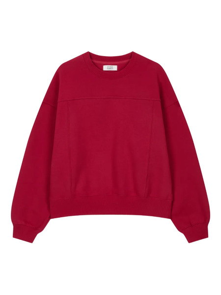  Tomboy Fleece-lined Sweatshirt - Red 