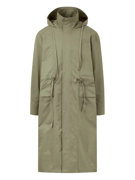  Tomboy Hooded Drawstring Coat - Green 