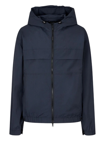  Tomboy Hooded Drawstring Jacket - Blue 