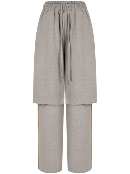  Tomboy Layered Skirt Trousers - Grey 