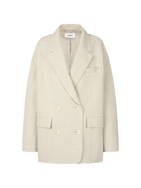  Tomboy Maxi Button Jacket - Neutrals 