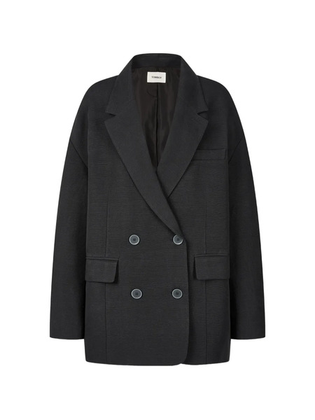  Tomboy Maxi Double-breasted Jacket - Grey 