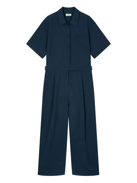  Tomboy Pocket Belted Jumpsuit - Green 
