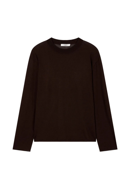  Tomboy Relaxed-fit Pullover Sweater - Brown 