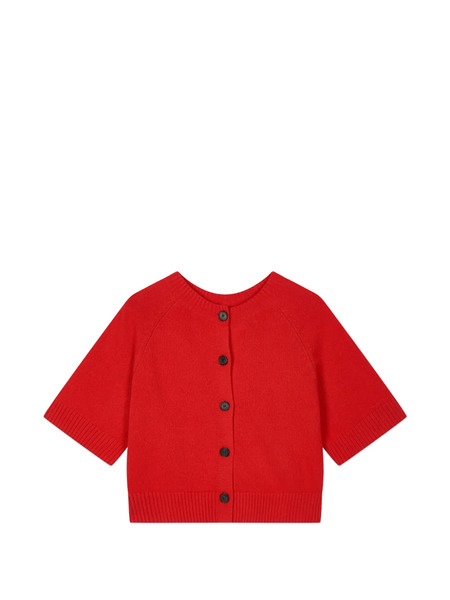  Tomboy Short Sleeve Cardigan - Red 