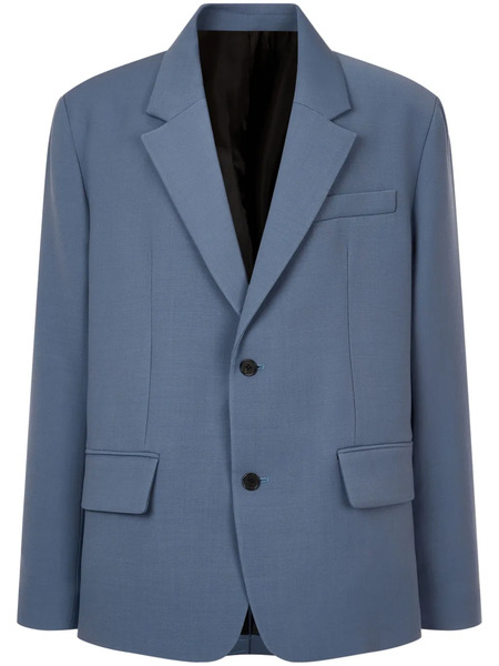 Tomboy Single-breasted Blazer - Blue 