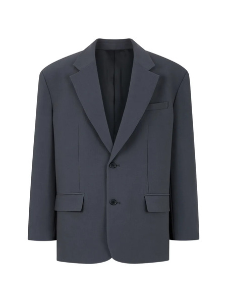  Tomboy Single-breasted Blazer - Grey 