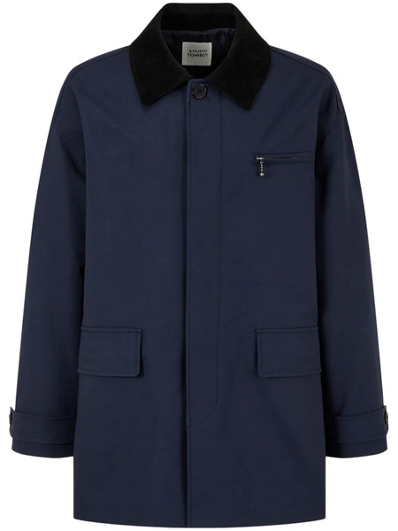  Tomboy Single-breasted Coat - Blue 