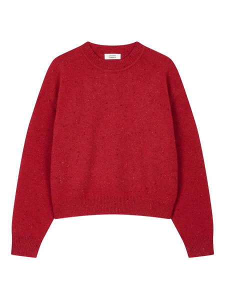  Tomboy Speckled Sweater - Red 