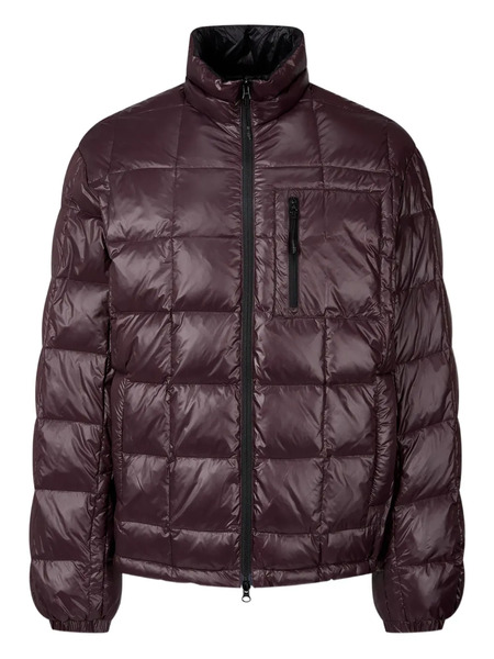  Tomboy Square-pattern Padded Jacket - Brown 