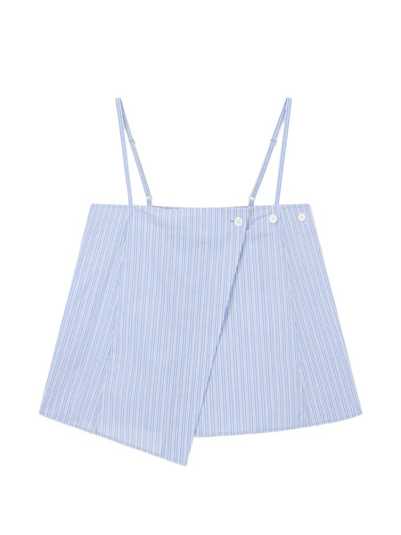  Tomboy Striped Bustier Top - Blue 