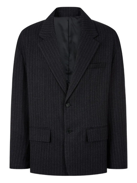  Tomboy Striped-pattern Blazer - Grey 