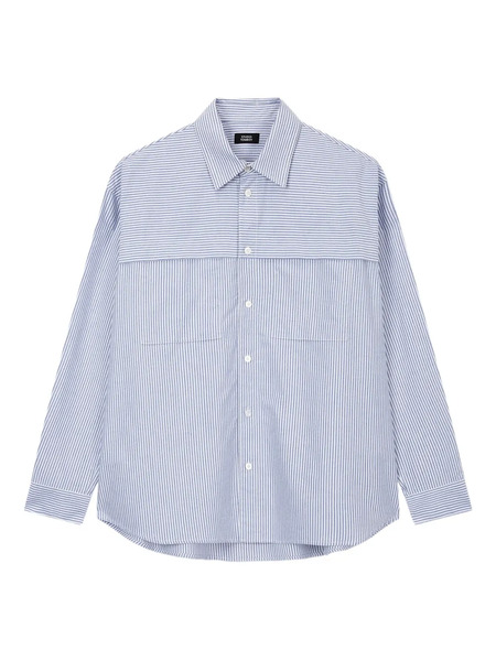  Tomboy Striped Shirt - Blue 