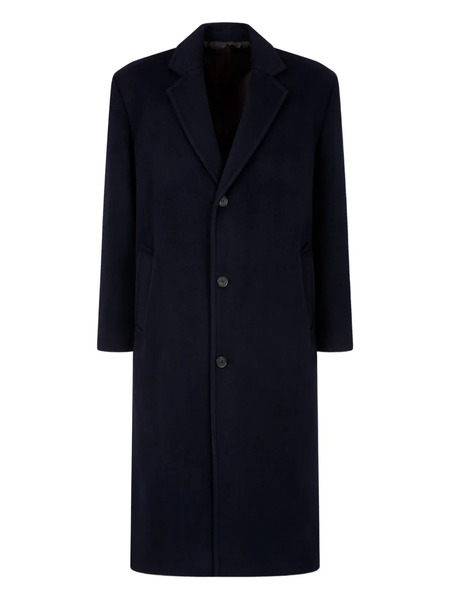  Tomboy Three-button Welt-pocket Coat - Blue 