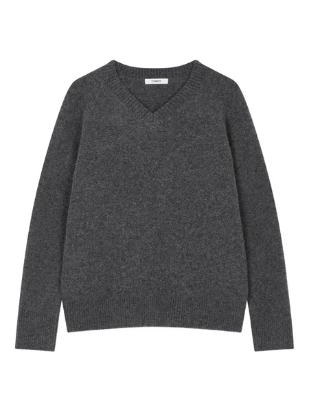  Tomboy V-neck Sweater - Grey 