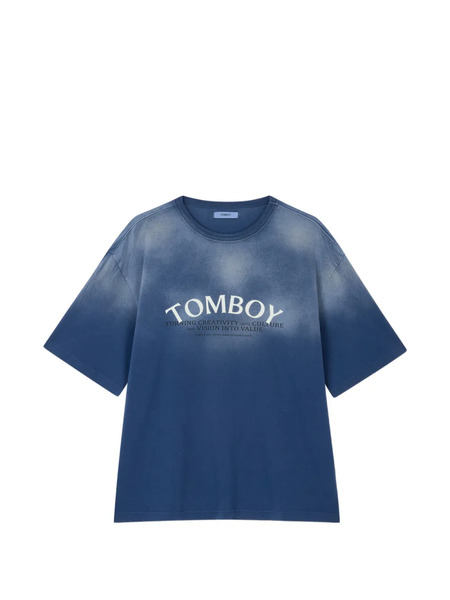  Tomboy Washed T-shirt - Blue 