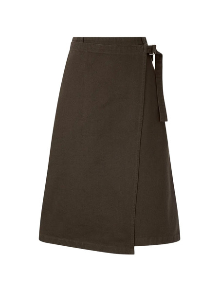 Tomboy Wrap Skirt - Brown 