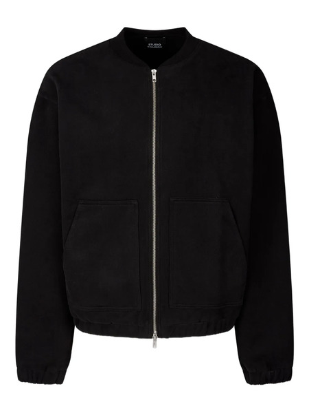  Tomboy Zip-closure Jacket - Black 