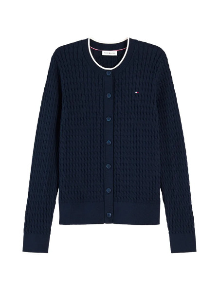  Tommy Hilfiger Cable-knit Cardigan - Blue 