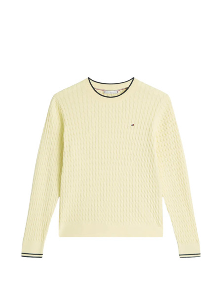  Tommy Hilfiger Cable-knit Jumper - Yellow 