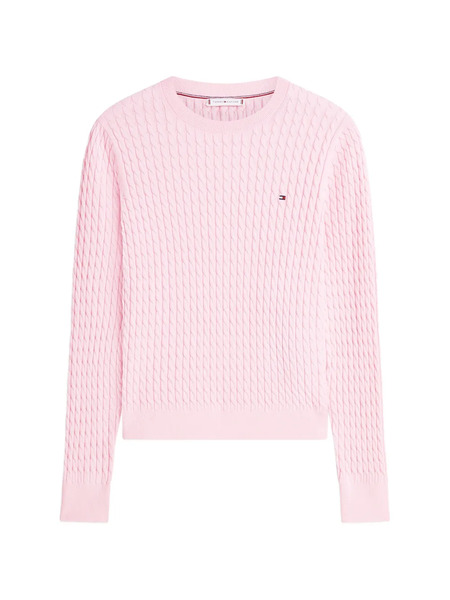  Tommy Hilfiger Cable Knit Sweater - Pink 