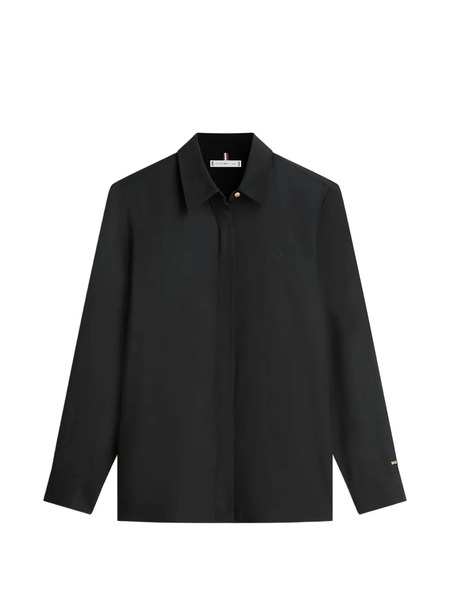  Tommy Hilfiger Collared Long-sleeve Shirt - Black 