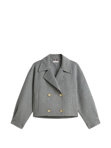  Tommy Hilfiger Double-breasted Coat - Grey 
