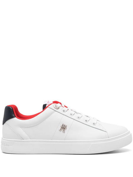  Tommy Hilfiger Essential Elevated Leather Sneakers - White 