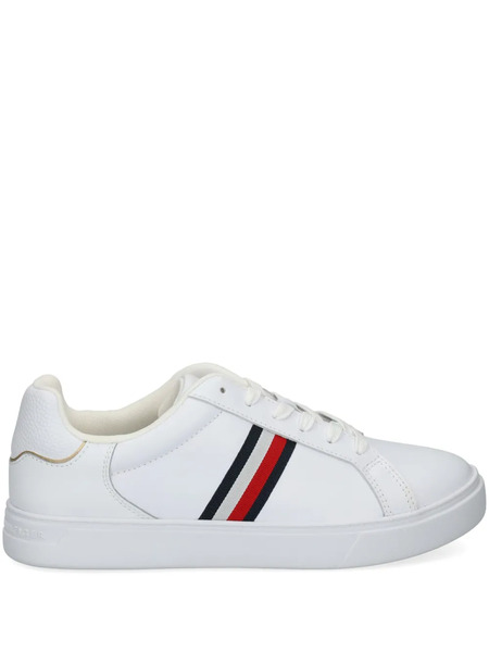  Tommy Hilfiger Essential Tape Court Sneakers - White 
