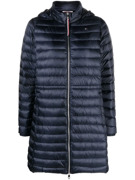  Tommy Hilfiger Feminine Low Down Coat - Blue 