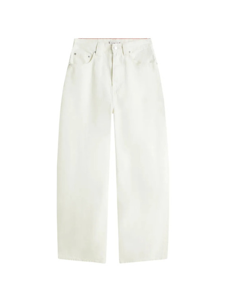  Tommy Hilfiger Five-pockets Wide-leg Jeans - White 