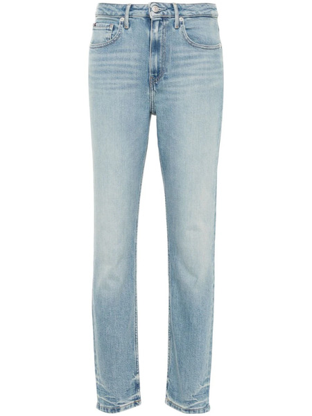  Tommy Hilfiger High-rise Slim Cigarette Jeans - Blue 