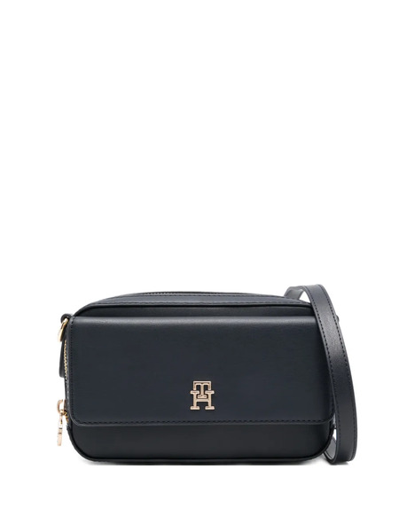  Tommy Hilfiger Iconic Signature Strap Camera Cross Body Bag - Blue 