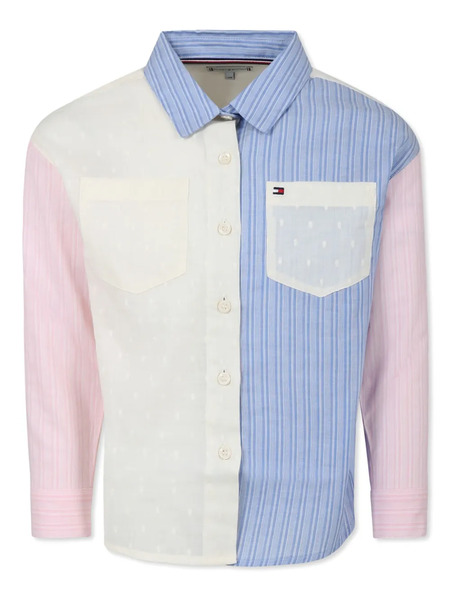  Tommy Hilfiger Junior Colour-block Shirt - White 