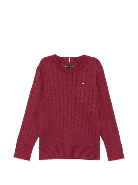  Tommy Hilfiger Junior Crew-neck Sweater - Red 