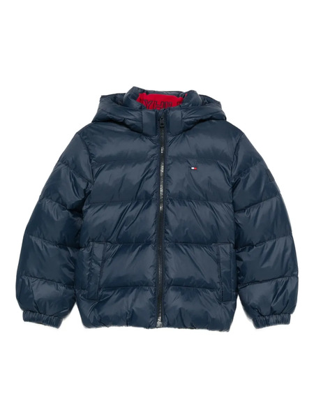  Tommy Hilfiger Junior Essential Hooded Puffer Jacket - Blue 